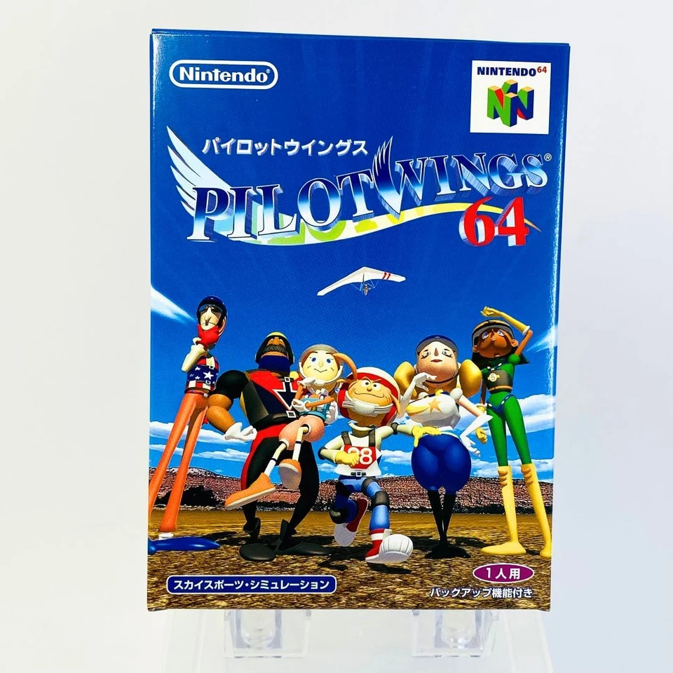 Pilot Wings 64 PILOTWINGS Nintendo 64 N64 AUTHENTIC UNOPENED VERY GOOD CONDITION - Image 2 of 4