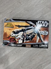 Star Wars The Saga Collection Clone Wars Republic Gunship 2006 Hasbro New in Box