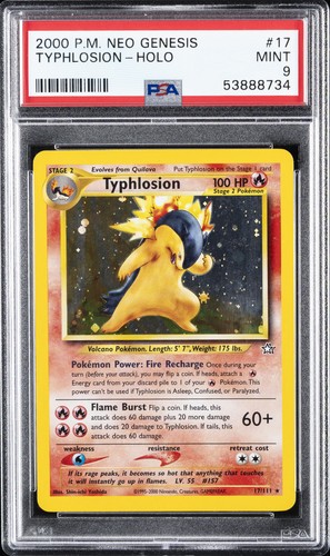 Typhlosion (Unlimited) graded PSA 9 for sale on eBay