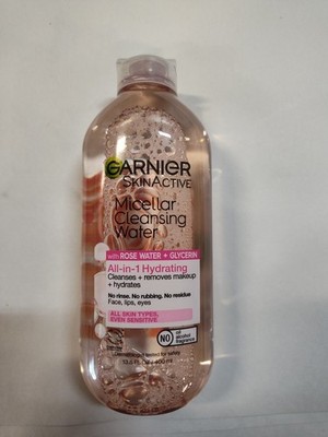 Garnier SkinActive Micellar Cleansing Water Rose Water 13.5 oz Hydrating