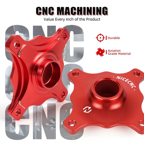 Rear Sprocket Hub 2014 Yamaha Raptor YFM700R YFM 700R Axle Collar Back Wheel Red - Picture 6 of 12