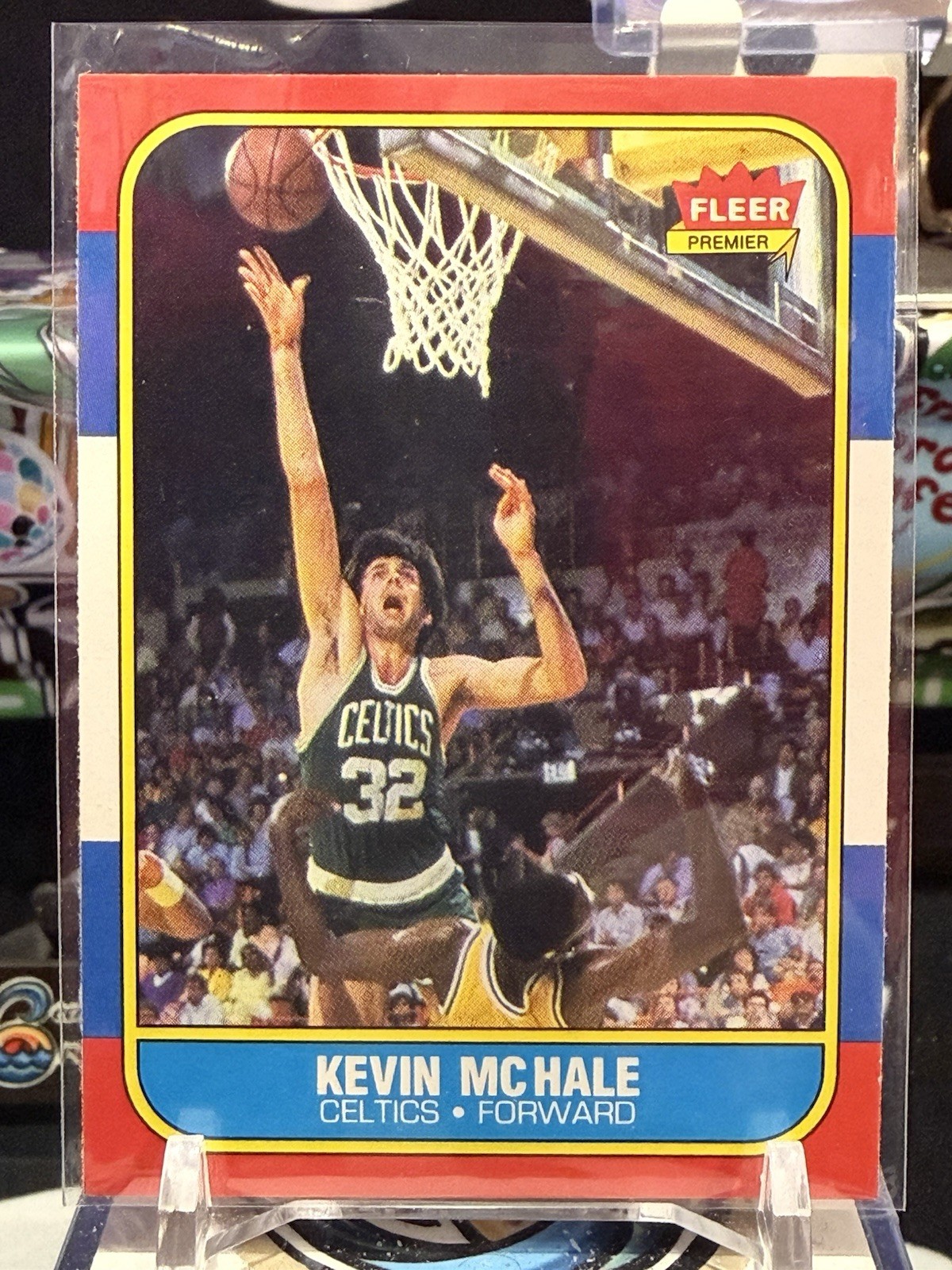 1986 Fleer Kevin McHale #73 NBA Basketball Boston Celtics Trading Card JW