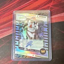 2024 Panini Absolute Football Jer'Zhan Newton Rookie Autograph #136 Commanders