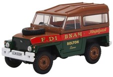 Oxford Diecast 1:43 Land Rover Lightweight Hard Top Fred Dibnah Collectable