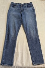 Women's Levi's 721 High Rise Skinny Stretch Blue Jeans Size 32