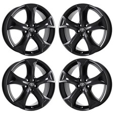 20" Toyota Venza Gloss Black Exchange Wheels Rims Factory OEM 69558 2009-2016