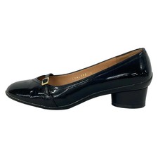Salvatore Ferragamo Black Patent Leather Women's Pumps