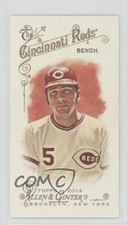2014 Topps Allen & Ginter's Mini Allen & Ginter Back Johnny Bench #215 HOF 4o6