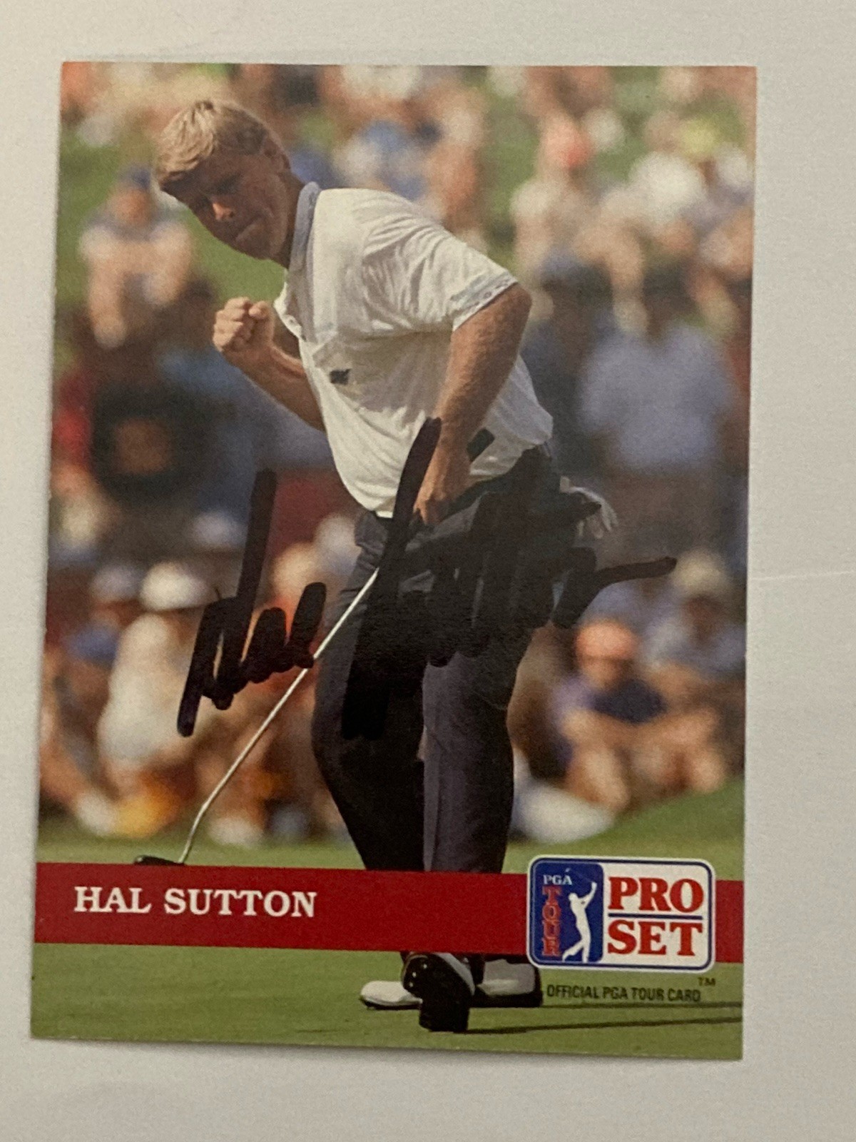 Hal Sutton Signed 1992 PRO SET Golf Card