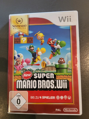 Super Mario Bros. Wii - Nintendo Wii Videospiel - bis zu 4 Spieler
