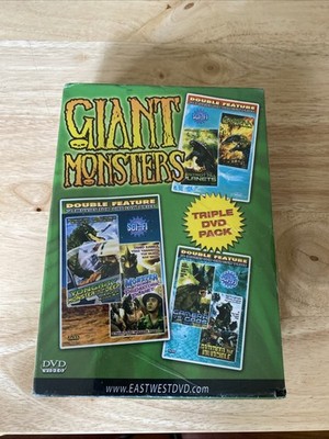 Giant Monsters 6 Movies On 3 DVDS Gammera Strikes Back etc. Brand New Sealed
