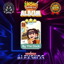 SET 11 - BY THE DOCK - ⭐️3 MONO_POLY_MO_-GO 3 STARS STICKERS CARDS