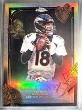 2025 Topps Chrome Football Fortune 15 Peyton Manning Refractor Broncos