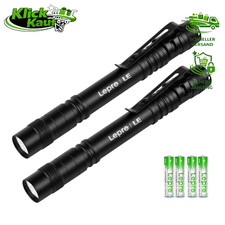 Lepro Taschenlampe Wasserdicht 3 Modi Mini LED Stiftlampe