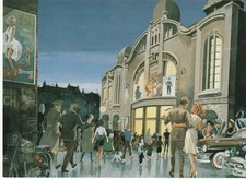 Carte postale CHARLES Jean-François bourse collectionneurs Charleroi 1995 Tintin