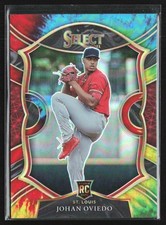 Johan Oviedo 2021 Panini Select Tie-Dye Prizm RC /20 #41 St. Louis Cardinals