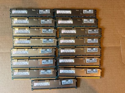 Qty of 15 Hynix HMT151R7BFR4C-H9 4GB 2Rx4 PC3-10600R DDR3-1333 Reg. ECC RAM