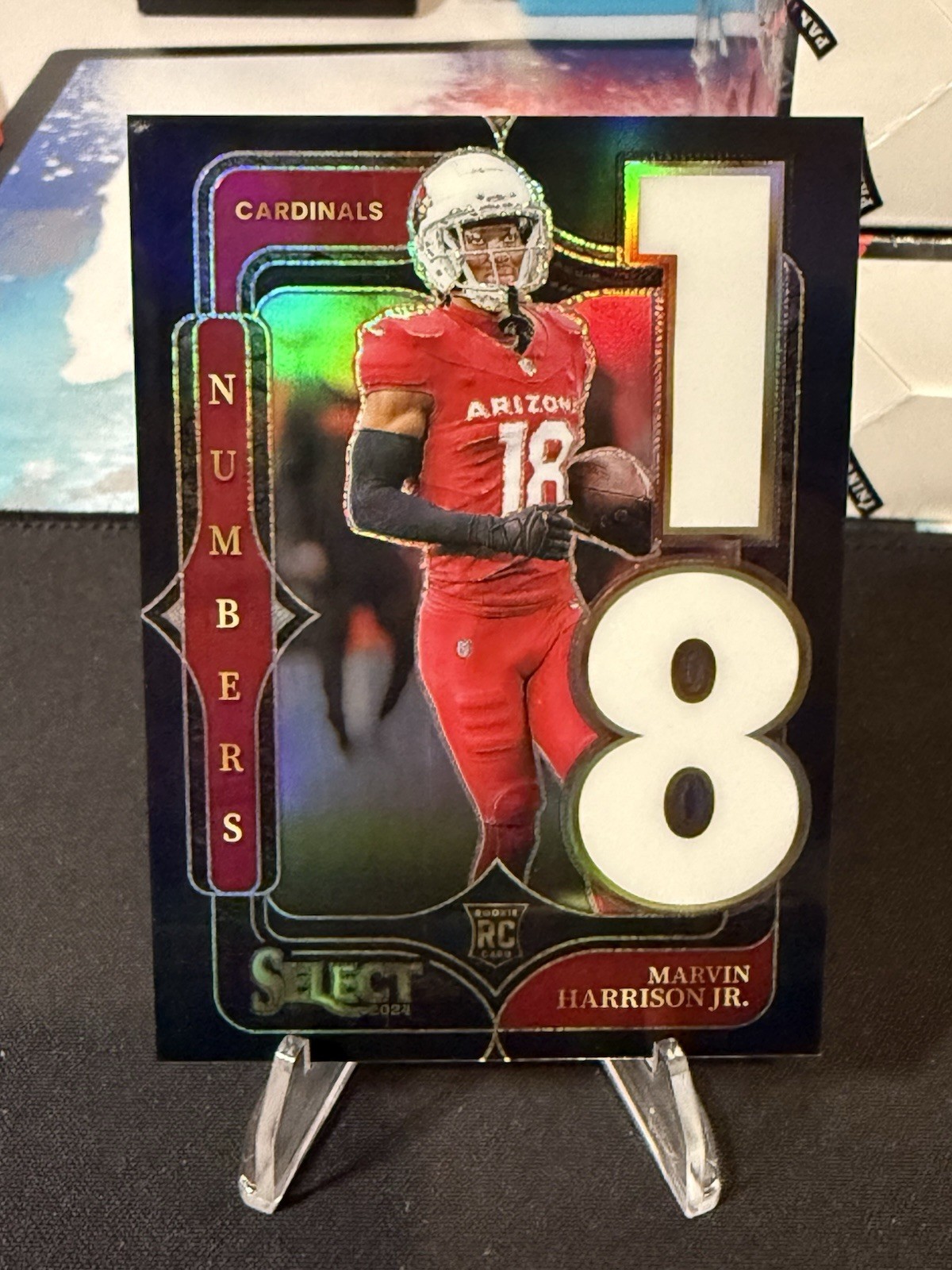 2024 Panini Select Select Numbers 1 of 1 Black Prizm Marvin Harrison Jr!! RC