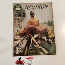 1963 SPANISH COMICS NEUTRON #97 LUCHA LIBRE PHOTO COMIC EDAR MEXICO WRESTLING