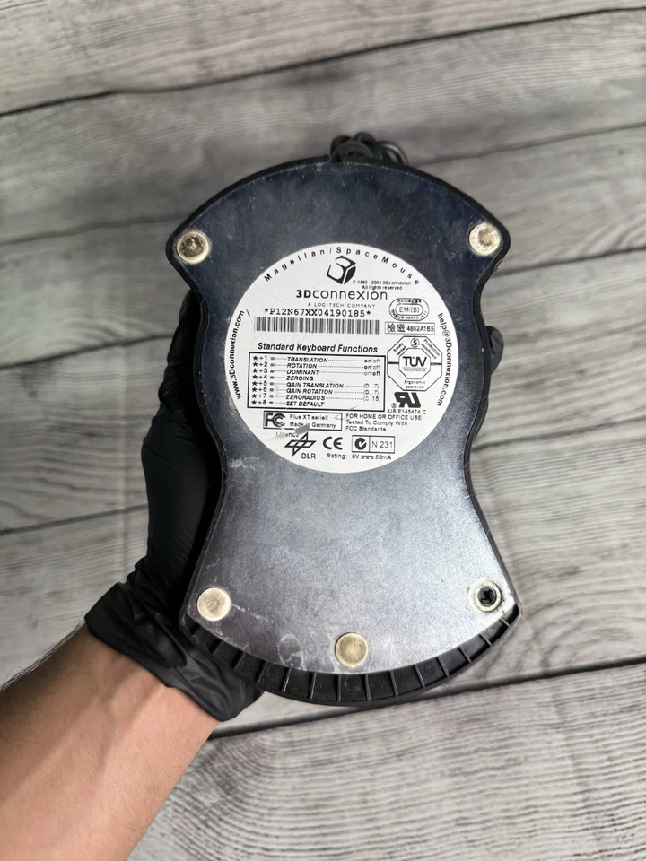 3DConnexion Magellan SpaceMouse Plus - CAD Mouse - USB - Tested - Logitech - Image 4 of 4