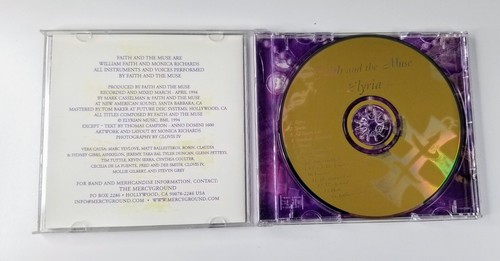 FAITH AND THE MUSE - Elyria - CD - **Mint Condition** 203D - Picture 2 of 3