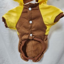 Pet Dog Clothes Warm Hoodie for Puppy, Yellow, M