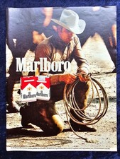 Marlboro Zigaretten, originale Werbung aus 1984