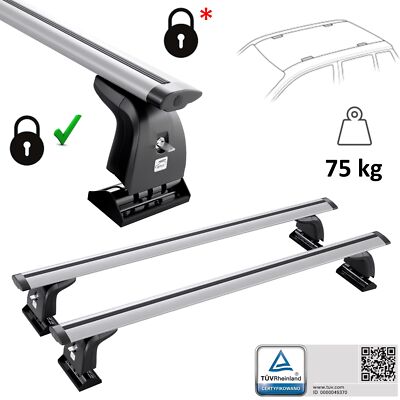 Alu Dachträger für Fiat Palio Weekend 97-01 (Befestigungspunkte)
