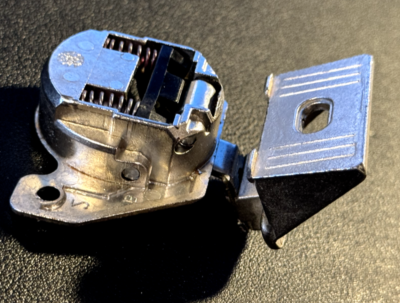 Mepla Hinge Mount Plate – 315.393.55.08 / 315.393.55.00, Nickel Finish, Made In Germany, Rare Find-1099736