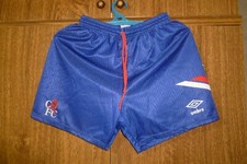 Chelsea FC Umbro Football Shorts Home 1991/1992/1993 Blue Soccer Men Size 30