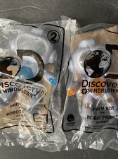 McDonalds Happy Meal Discovery Mindblown Prism Bot lot of 2 Blue and Orange 2