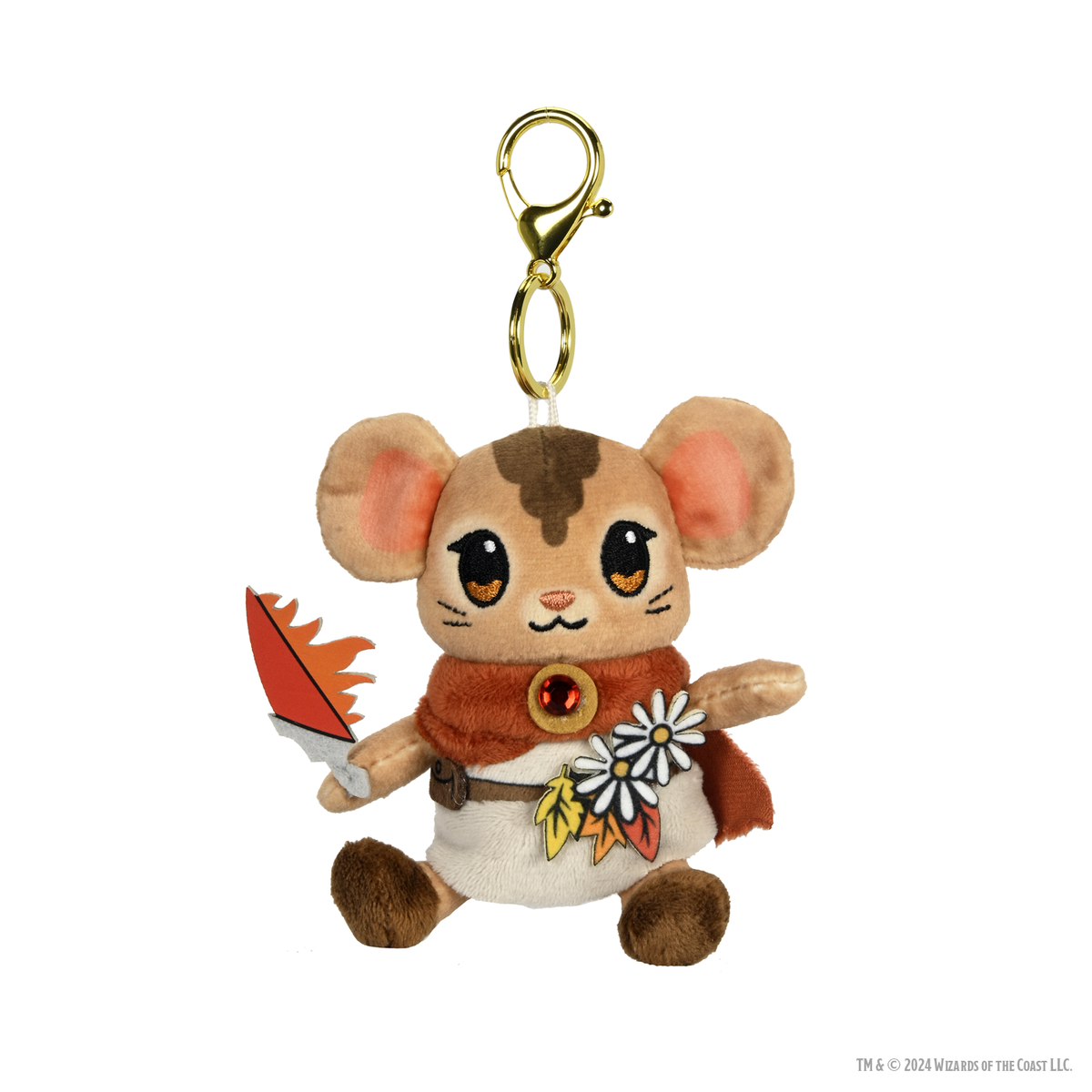 Magic The Gathering MTG Mabel Plush Charm Stuffed Animal Keychain