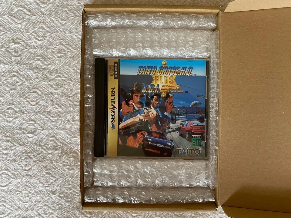 TAITO Chase HQ Plus SCI Sega Saturn - NTSC-J Japan VGC CIB - Tracked - Image 2 of 4