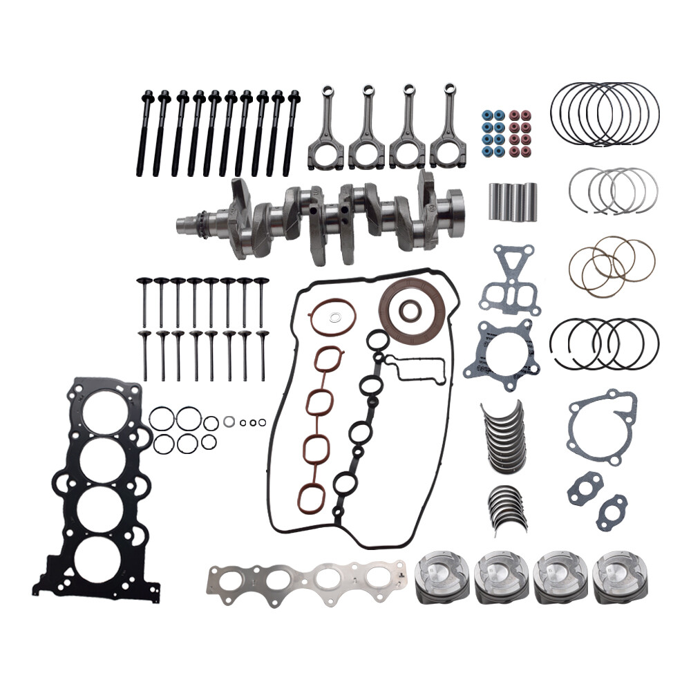 Hyundai Kia 1.6L Engine Rebuild Kit with Crankshaft & Pistons 2012-2019