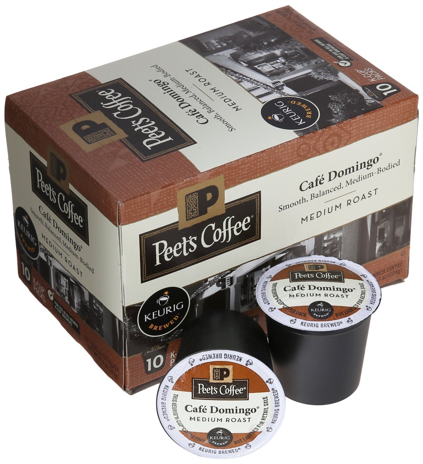 Peet's Coffee Cafe Domingo Coffee 22 to 132 Keurig Kcups Pick Any Size FREE SHIP