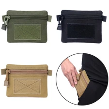 Tactical EDC Portable Waterproof Wallet Pouch Bag Hunting Card Holder Coin Purse