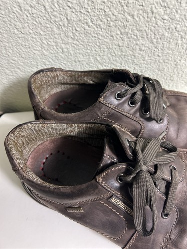 Mephisto Air-jet Brown Gore Tex Leather Shoes Mens Size 10.5 - Picture 5 of 17