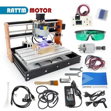 US SHIP】Upgrade 3018PRO-3 Axis GRBL CNC Router Machine+10W Laser+Offline Control