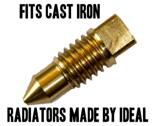 RADIATOR BLEED AIR VENT VALVES SCREWS - ALL TYPES STEEL PANEL / CAST IRON + KEYS - Picture 3 of 147