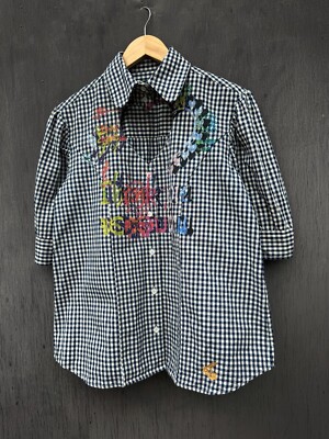 Vivienne Westwood Anglomania Short Sleeve Graffiti Heart Shirt
