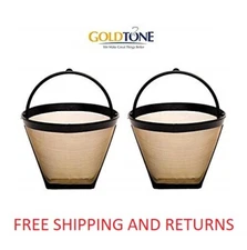 (2) 4 Cup #2 Cone Coffee Filter - fits CUISINART, KRUPS, NINJA & other #2 Cones
