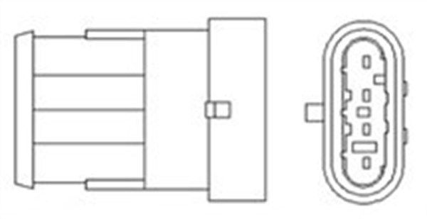 Magneti Marelli 466016355010 Lambdasonde Passend FüR Fiat Lancia-image
