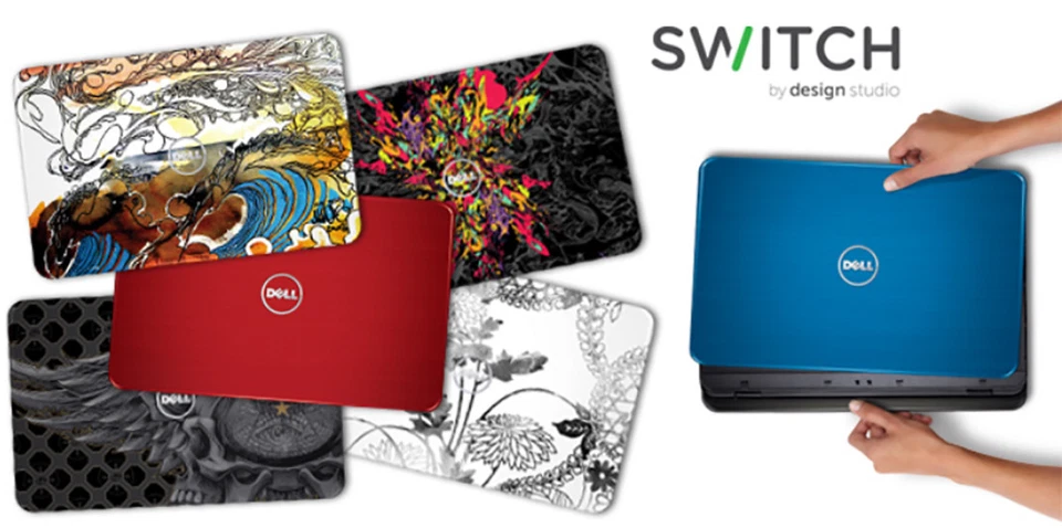 DELL Inspiron 15R Switch Clip On Lid Cover Fire Red Genuine DELL Product - NEW - image 2 of 3