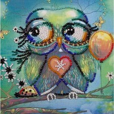 Abris Art Bead Stitch Kit "Muse", Printed, 15x15cm