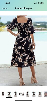 midi pretty garden dresses PRETTYGARDEN Women's Tulle Midi Dress Sleeveless Smocked Ruffle Mesh F