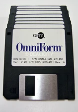 OmniForm 2.1 WIN Form-making Software Caere / ScanSoft / Omnipage - Windows 3.x