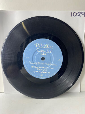 Phil Collins Sussudio 7'' Vinyl Single 45 RPM Atlantic Records 1985 Pop Rock