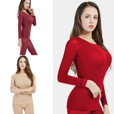 Thermal Underwear Base Layer Top & Bottom Long Johns Set Winter Warm Women