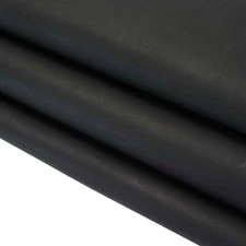 SLC Full Side 5/6 Ounce Matte Black Oil Tan Leather Side 19 to 24 Square feet