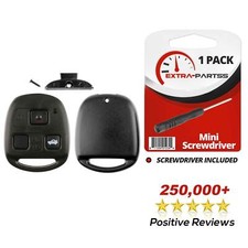 For 1998 1999 2000 Toyota Landcruiser Remote Key Fob Uncut Blade Shell Case